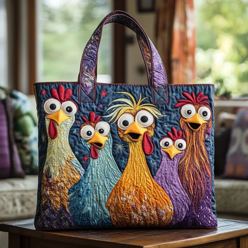 Five Colorful Hens Handmade Bags — Céline de Montréal