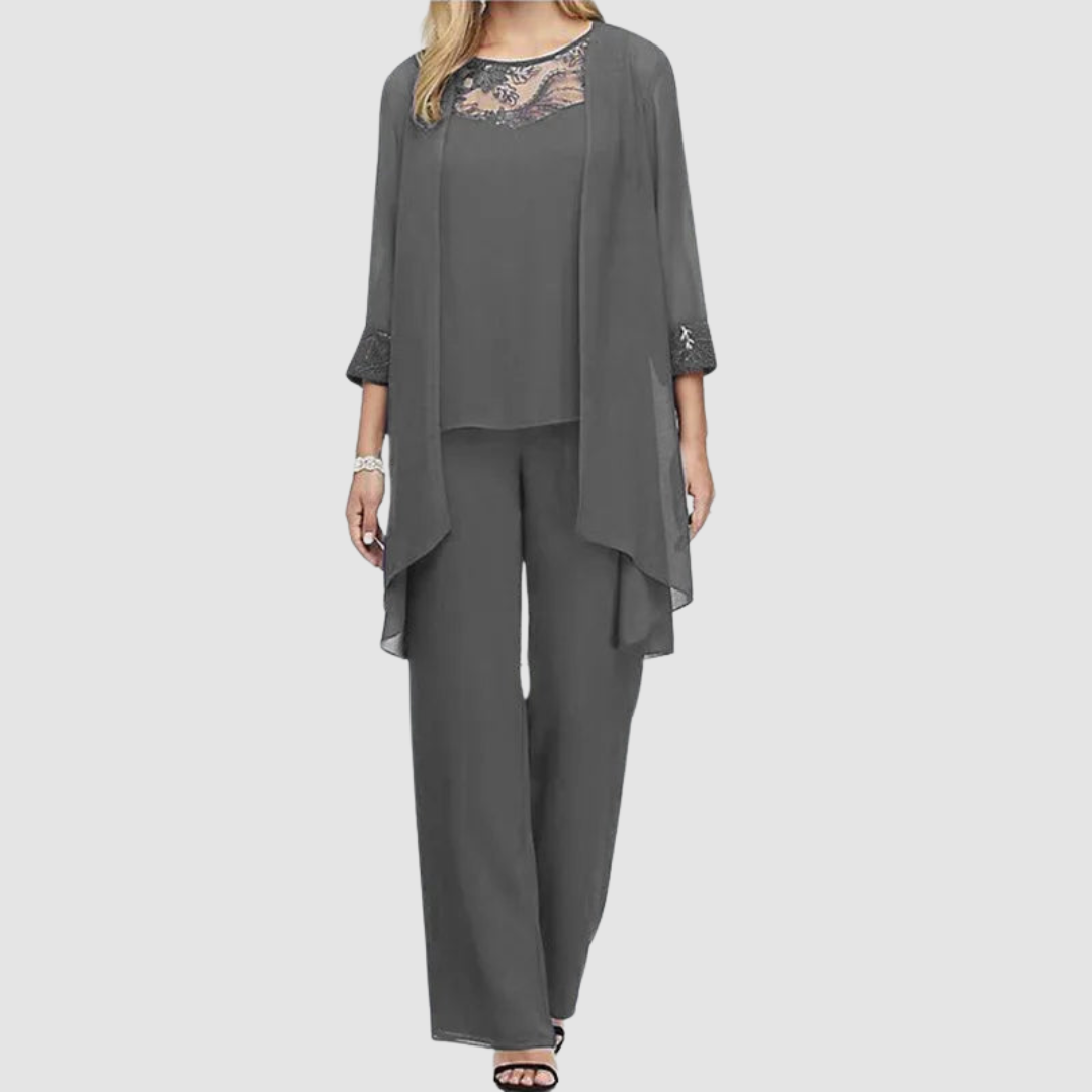 Iva Elegant Three-Piece Set Three-Piece Sets — Céline de Montréal