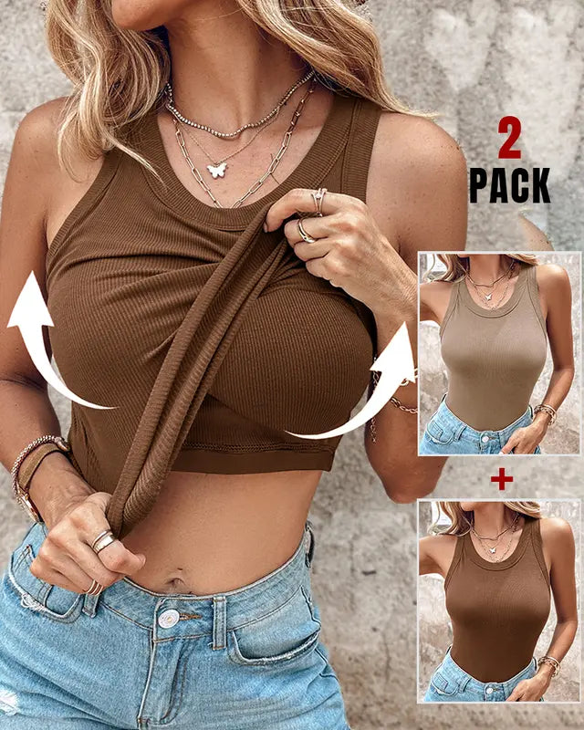 Dasha Tank Tops — Céline de Montréal — view 7