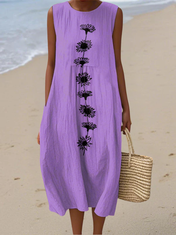 Emma Violet Bloom Midi Dress Midi Dresses — Céline de Montréal