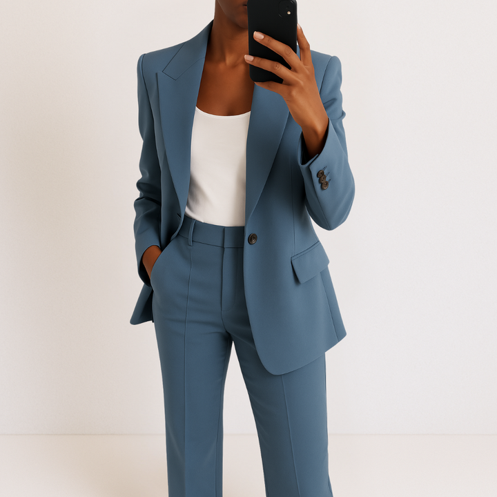 Melynda Stylish Two-Part Suit Set Suits — Céline de Montréal