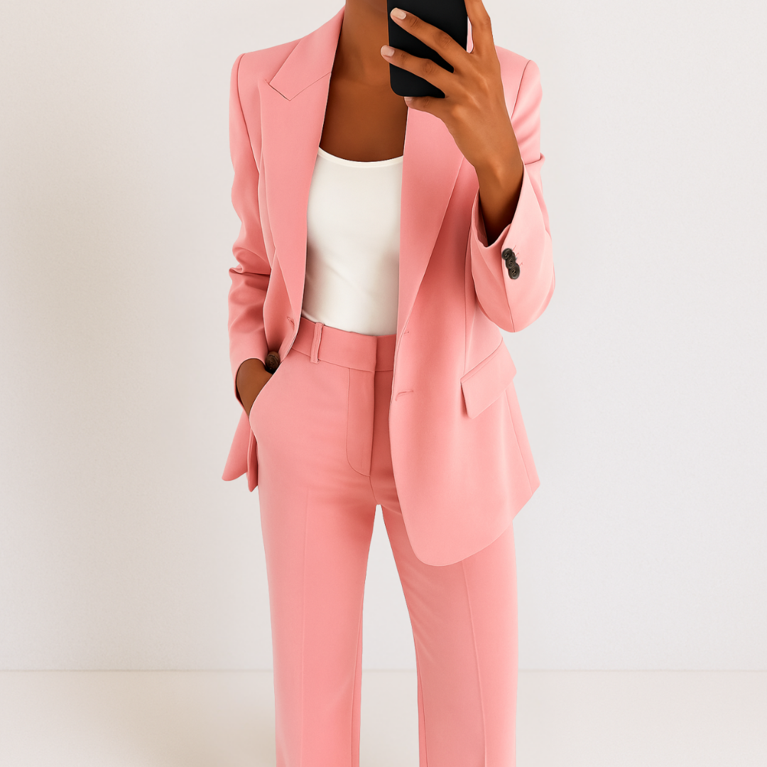 Melynda Stylish Two-Part Suit Set Suits — Céline de Montréal — view 5