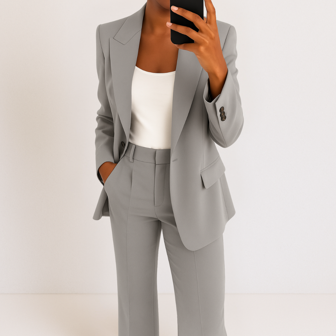 Melynda Stylish Two-Part Suit Set Suits — Céline de Montréal — view 2