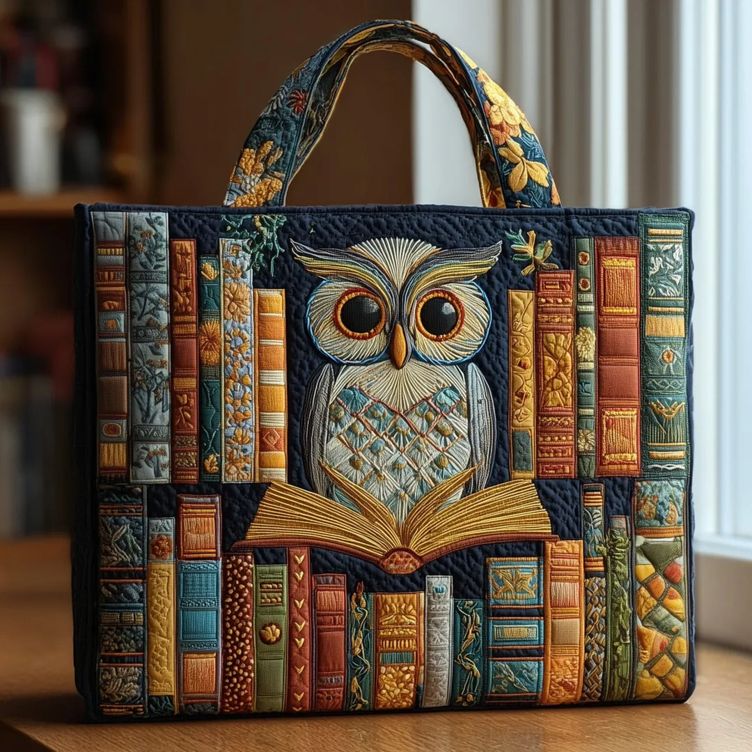 Owl Antique Books Handmade Bags — Céline de Montréal