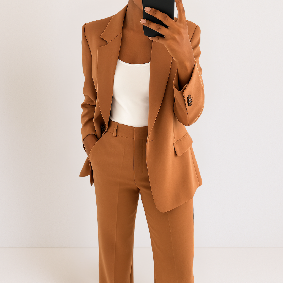 Melynda Stylish Two-Part Suit Set Suits — Céline de Montréal — view 4