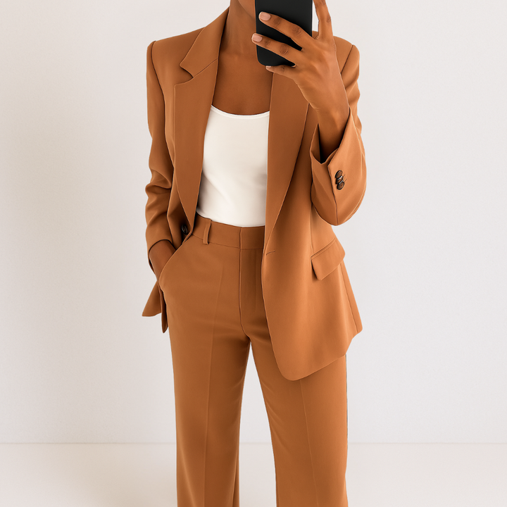 Melynda Stylish Two-Part Suit Set Suits — Céline de Montréal — view 4