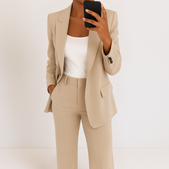 Melynda Stylish Two-Part Suit Set Suits — Céline de Montréal — view 3