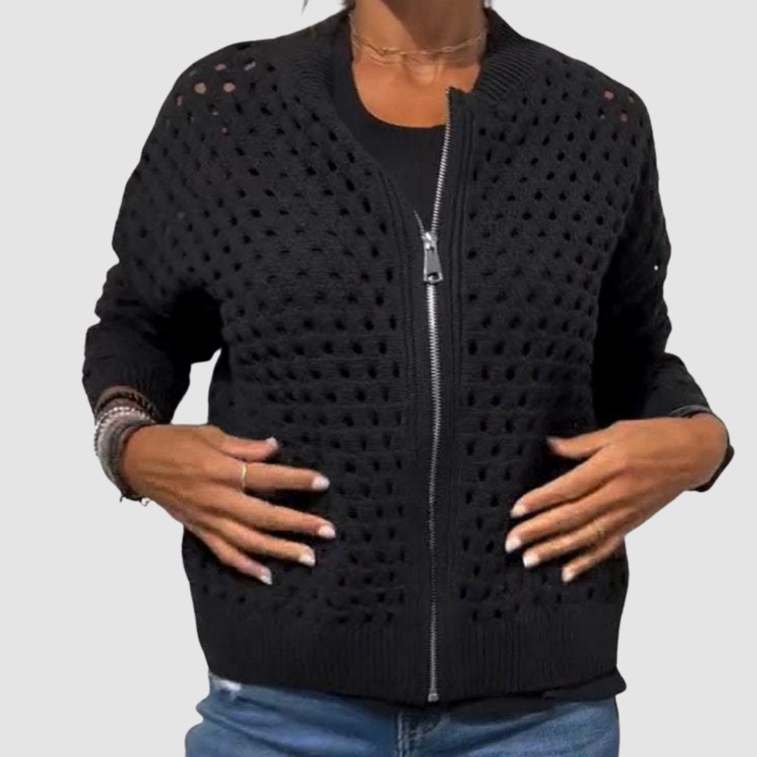 Desiree Premium Knitted Cardigan Cardigans — Céline de Montréal — view 2