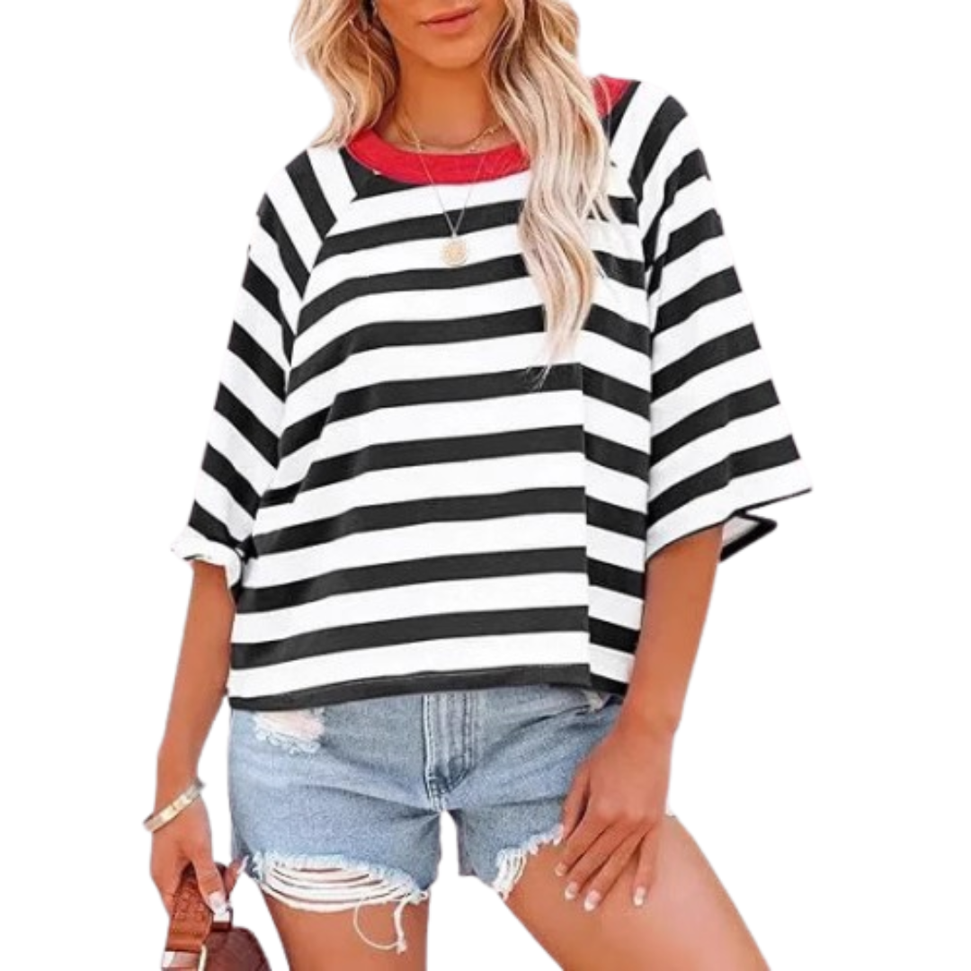 Maosie Crew Neck Tops — Céline de Montréal