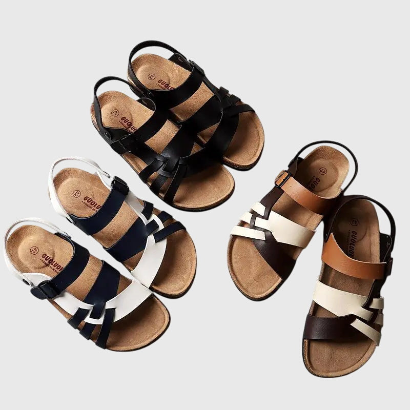 Nora orthopedic sandals Céline de Montréal