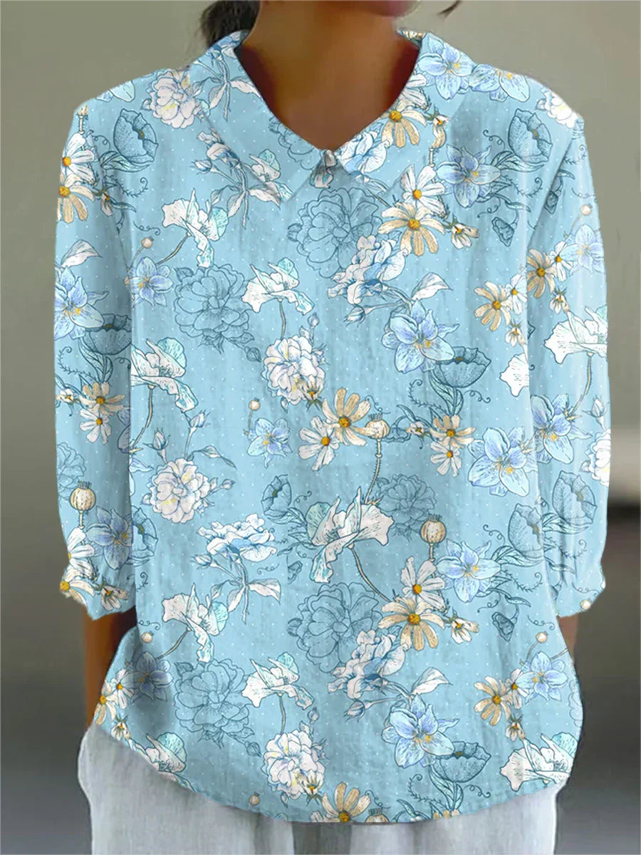 Miller Serene Bloom Blouse Blouses — Céline de Montréal