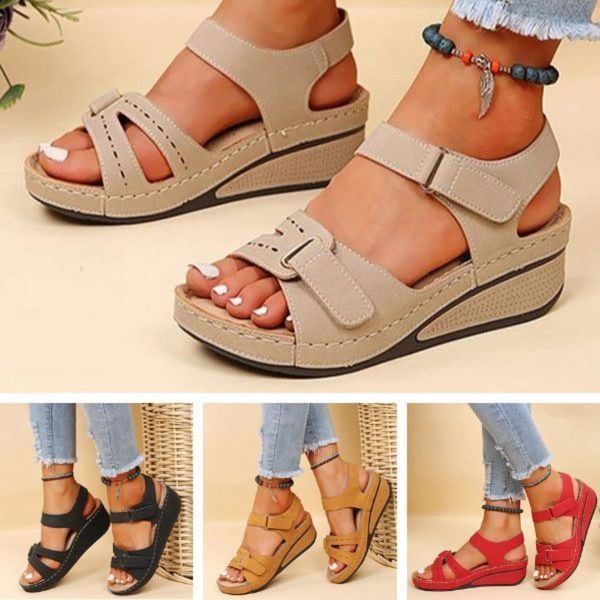Helene Women's Comfortable Sandals Sandals — Céline de Montréal — view 3