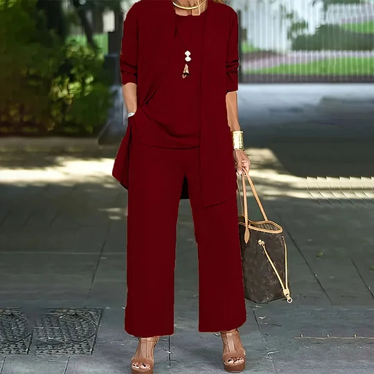 Laney Elegant Casual Three-Piece Set Three-Piece Sets — Céline de Montréal — view 3