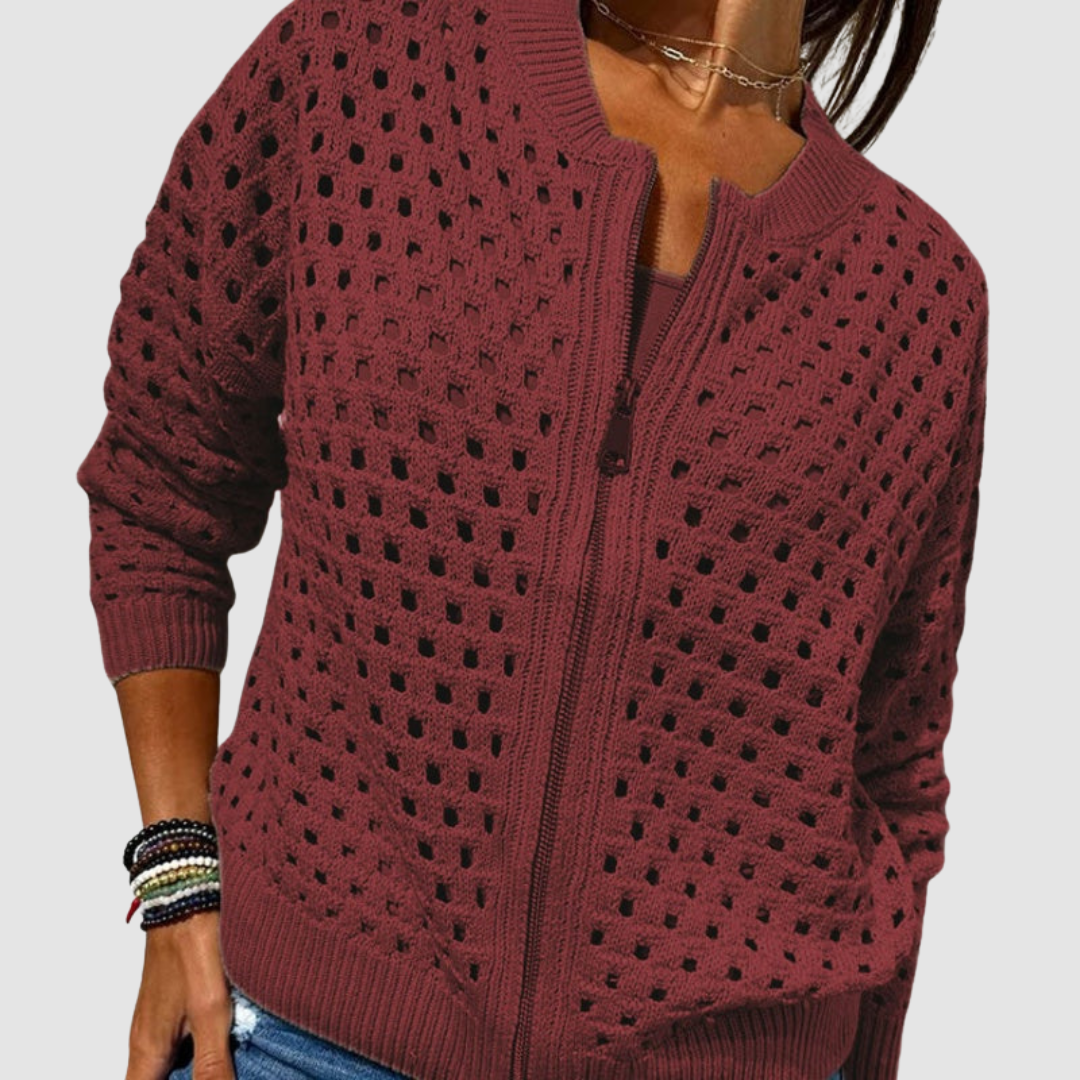 Desiree Premium Knitted Cardigan Cardigans — Céline de Montréal — view 6