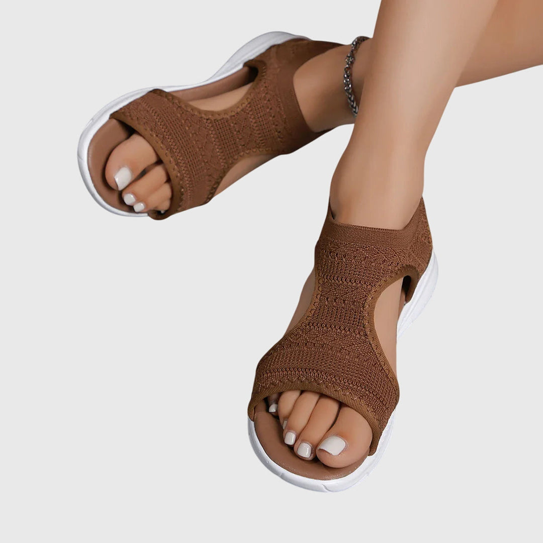Nathalie orthopedic sandals Céline de Montréal