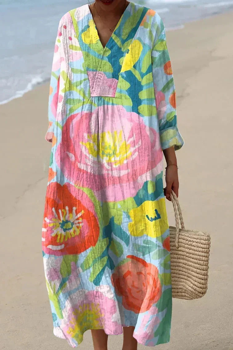 Seaside Petals Dress Dresses — Céline de Montréal