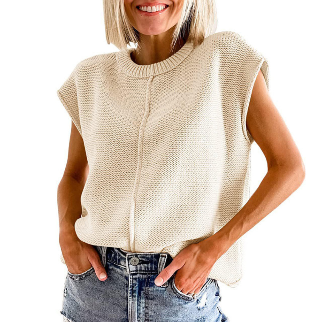 Maisie Crew Neck Tops — Céline de Montréal — view 3