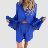 Gennie™ Stylish Two Piece Set | Cropped Blazer and Pencil Skirt