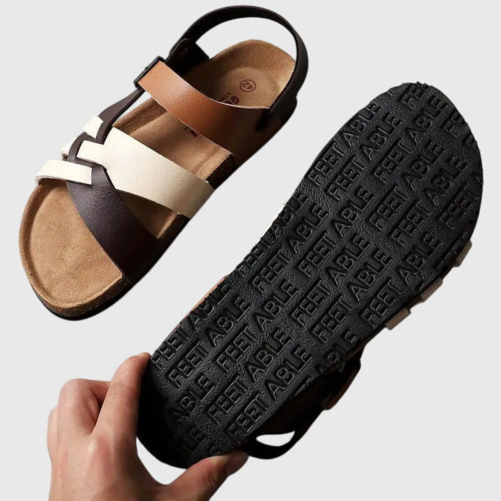 Nora orthopedic sandals Céline de Montréal