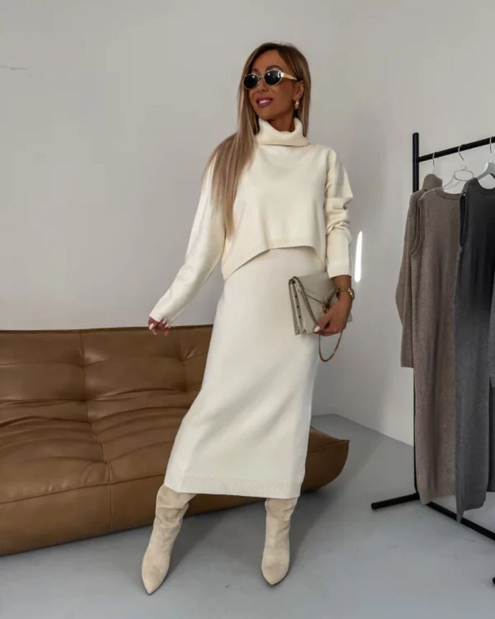 Darla Elegant Knit Set Dresses — Céline de Montréal