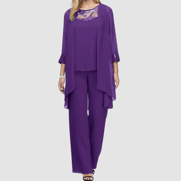 Iva Elegant Three-Piece Set Three-Piece Sets — Céline de Montréal — view 2