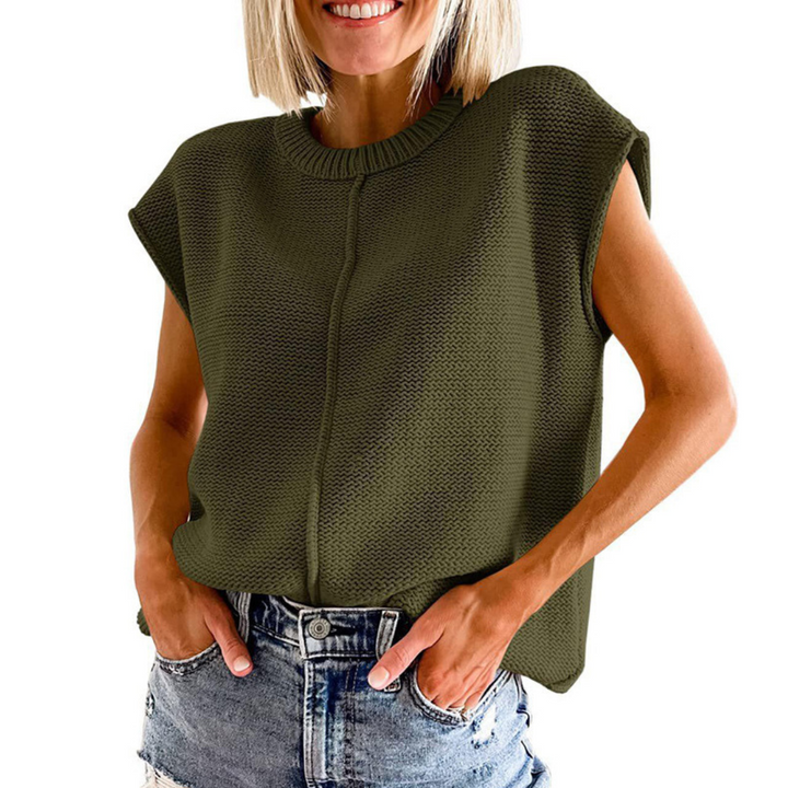 Maisie Crew Neck Tops — Céline de Montréal — view 4