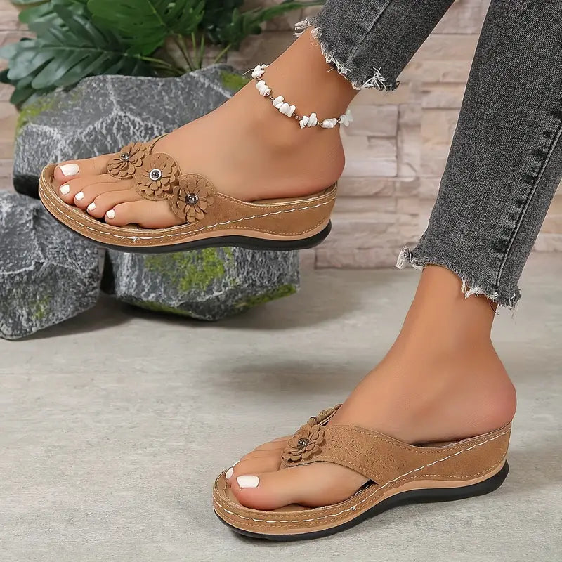 Luna Comfort Orthopedic Sandals — Céline de Montréal — view 6