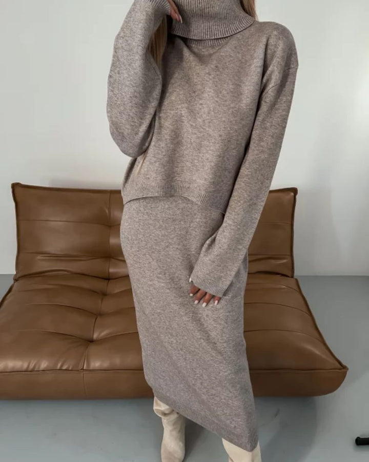 Darla Elegant Knit Set Dresses — Céline de Montréal — view 6