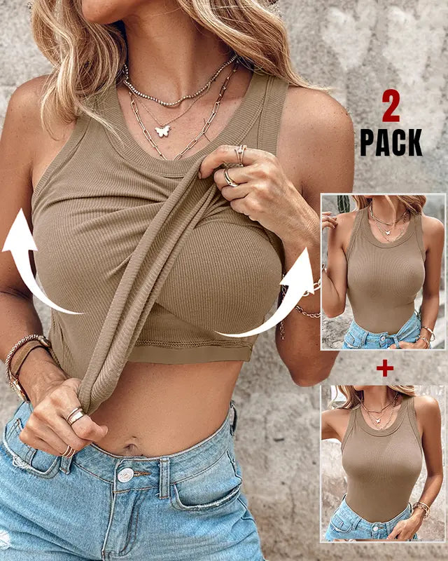 Dasha Tank Tops — Céline de Montréal — view 6