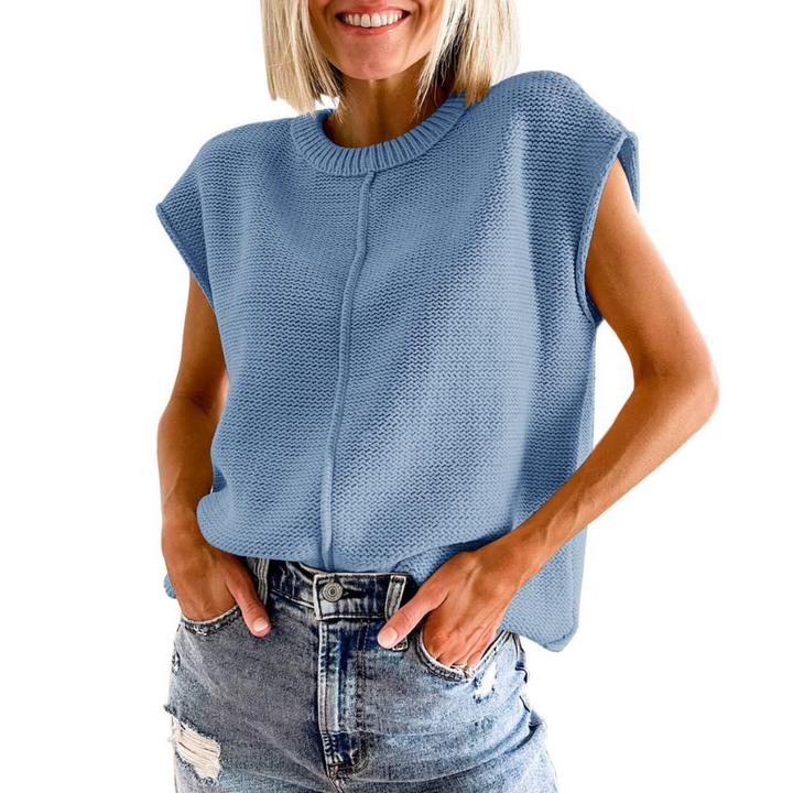 Maisie Crew Neck Tops — Céline de Montréal — view 5