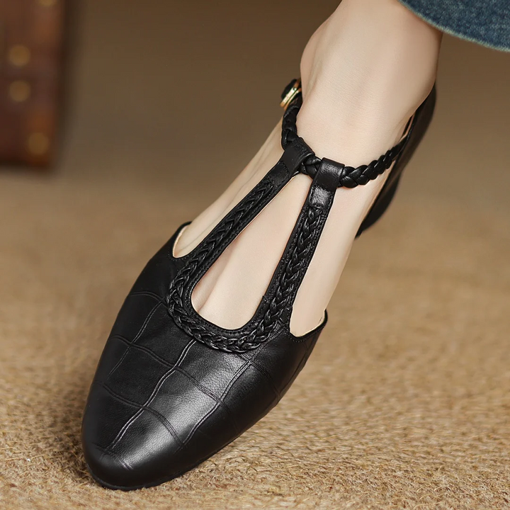 Leather Mary Janes Mary Janes — Céline de Montréal — view 9