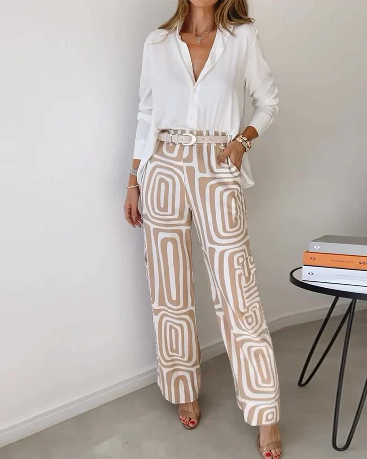 Kendra Elegant Two-Piece Set Two-Piece Sets — Céline de Montréal — view 3