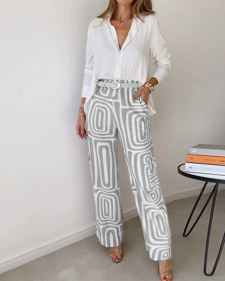 Kendra Elegant Two-Piece Set Two-Piece Sets — Céline de Montréal