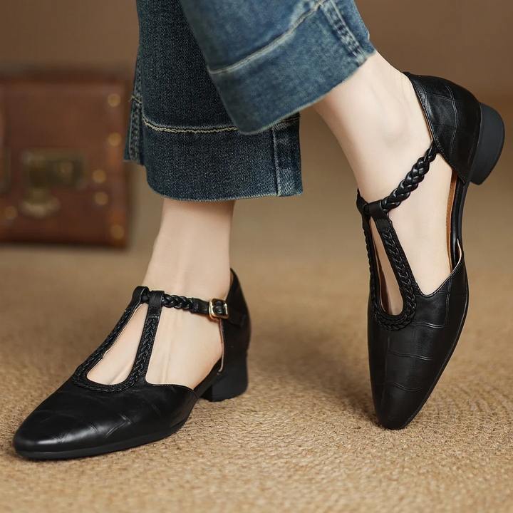 Leather Mary Janes Mary Janes — Céline de Montréal — view 7