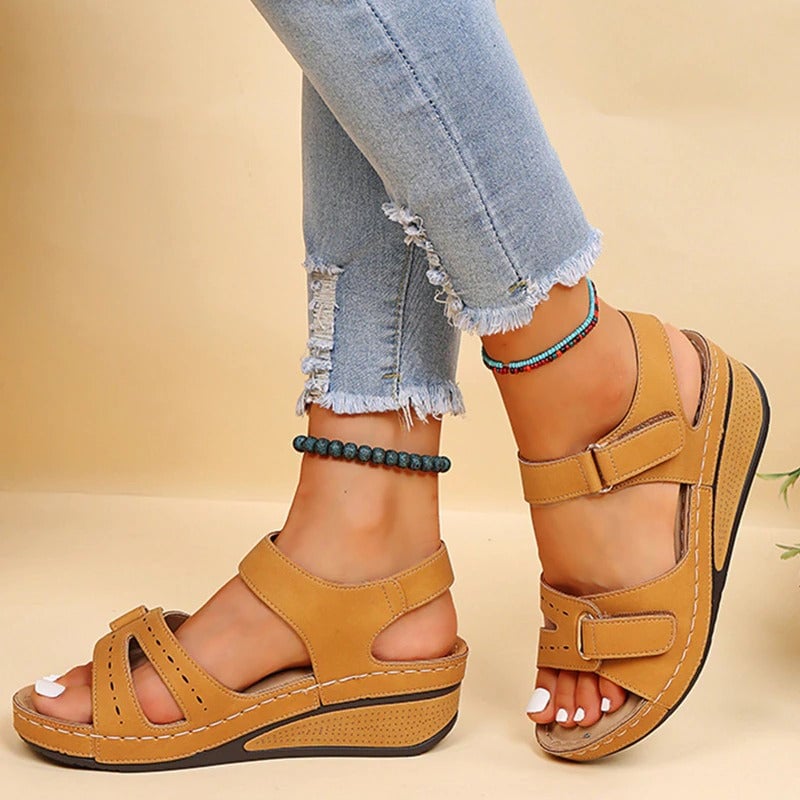 Helene Women's Comfortable Sandals Sandals — Céline de Montréal — view 5