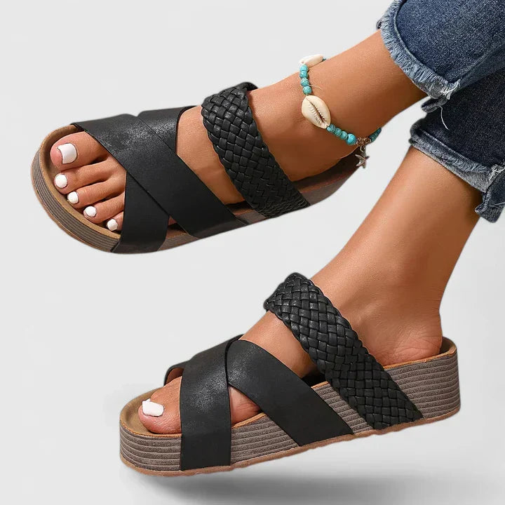 Marguerite orthopedic sandals Céline de Montréal