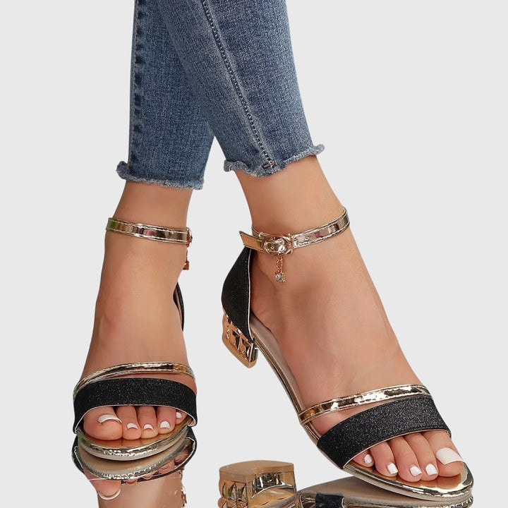 Alison Orthopedic Heeled Sandals — Céline de Montréal