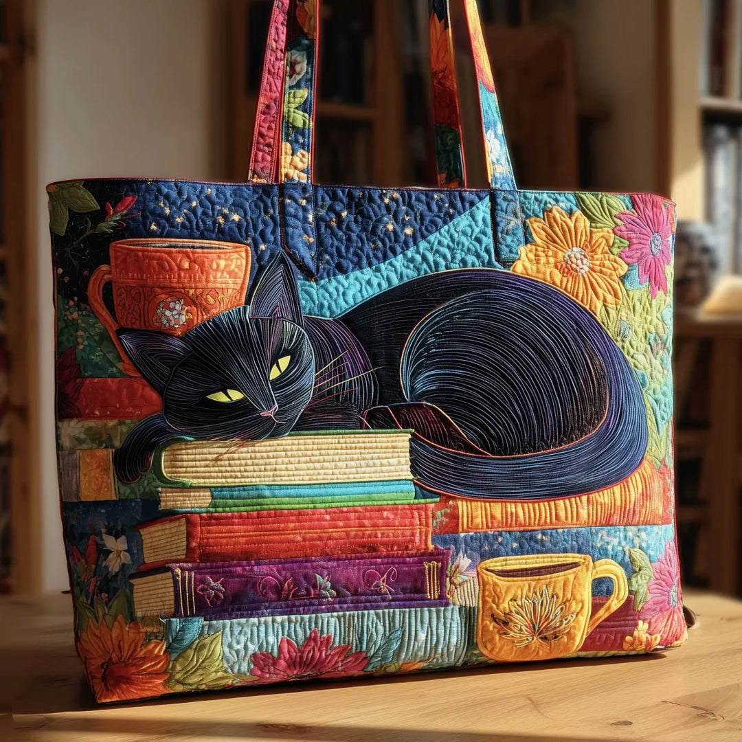 Black Cat Books Handmade Bags — Céline de Montréal