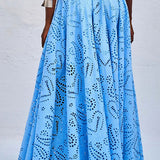 Larissa™ Embroidered Top & High-Waist Maxi Skirt Set | Elegant Two Piece Outfit