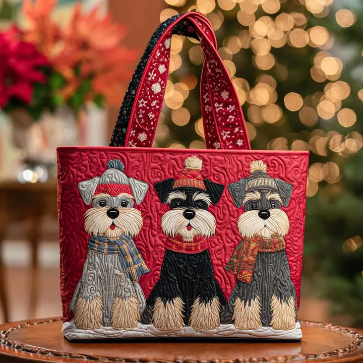Trio of Schnauzers Handmade Bags — Céline de Montréal