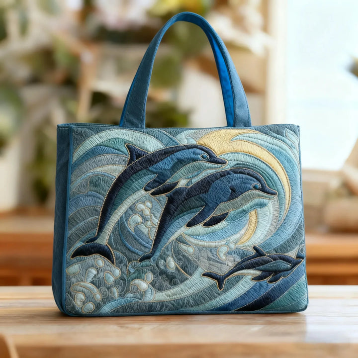 Ocean Dolphin Handmade Bags — Céline de Montréal
