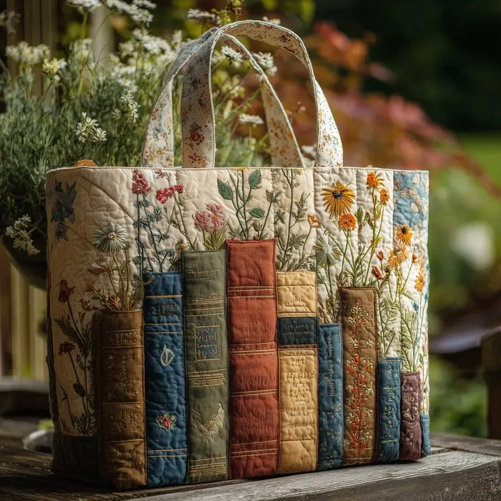 Books Flowers Handmade Bags — Céline de Montréal