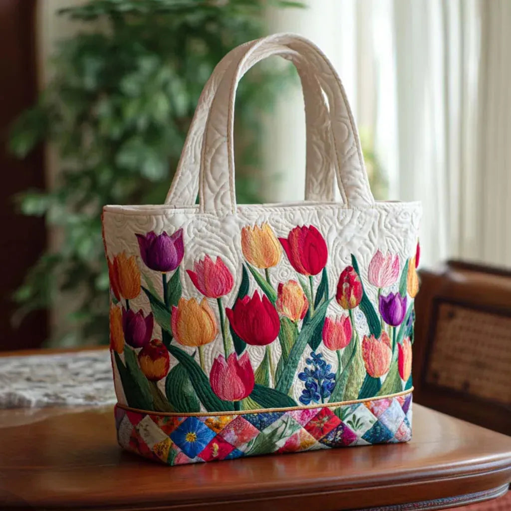 Tulip Garden Handmade Bags — Céline de Montréal