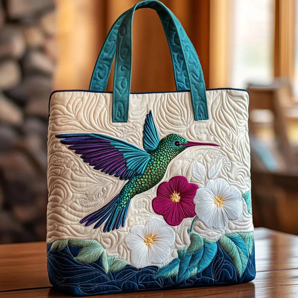 Hummingbird & Flower Handmade Bags — Céline de Montréal