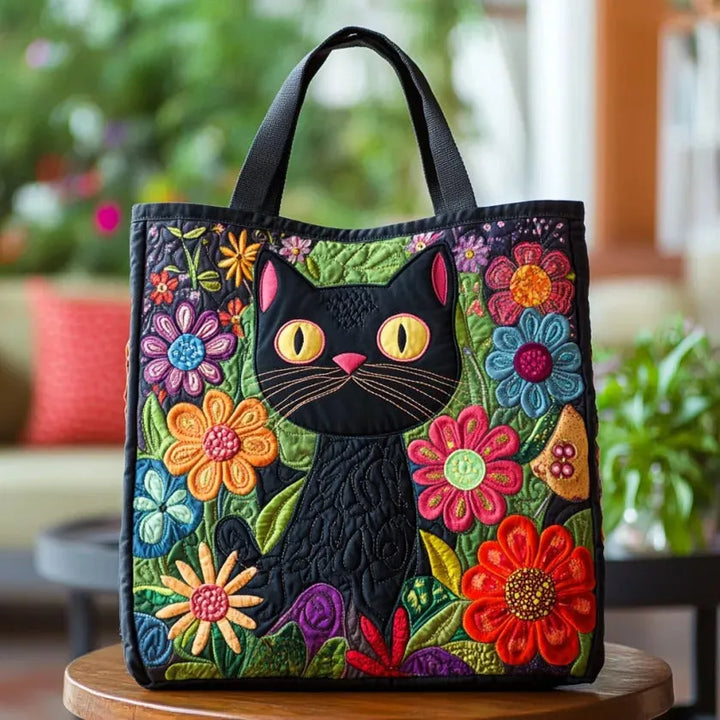 Enchanted Black Cat Handmade Bags — Céline de Montréal
