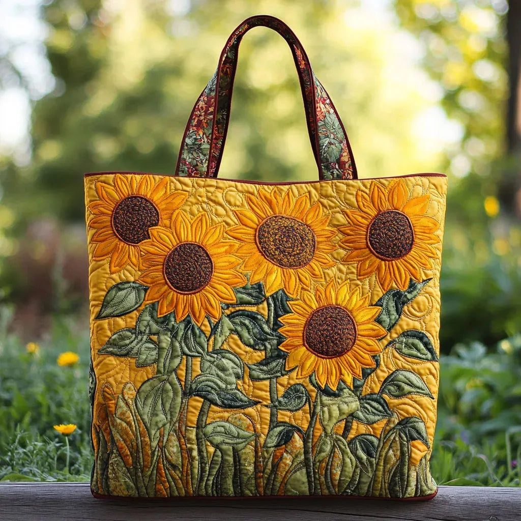 Sunflowers Handmade Bags — Céline de Montréal