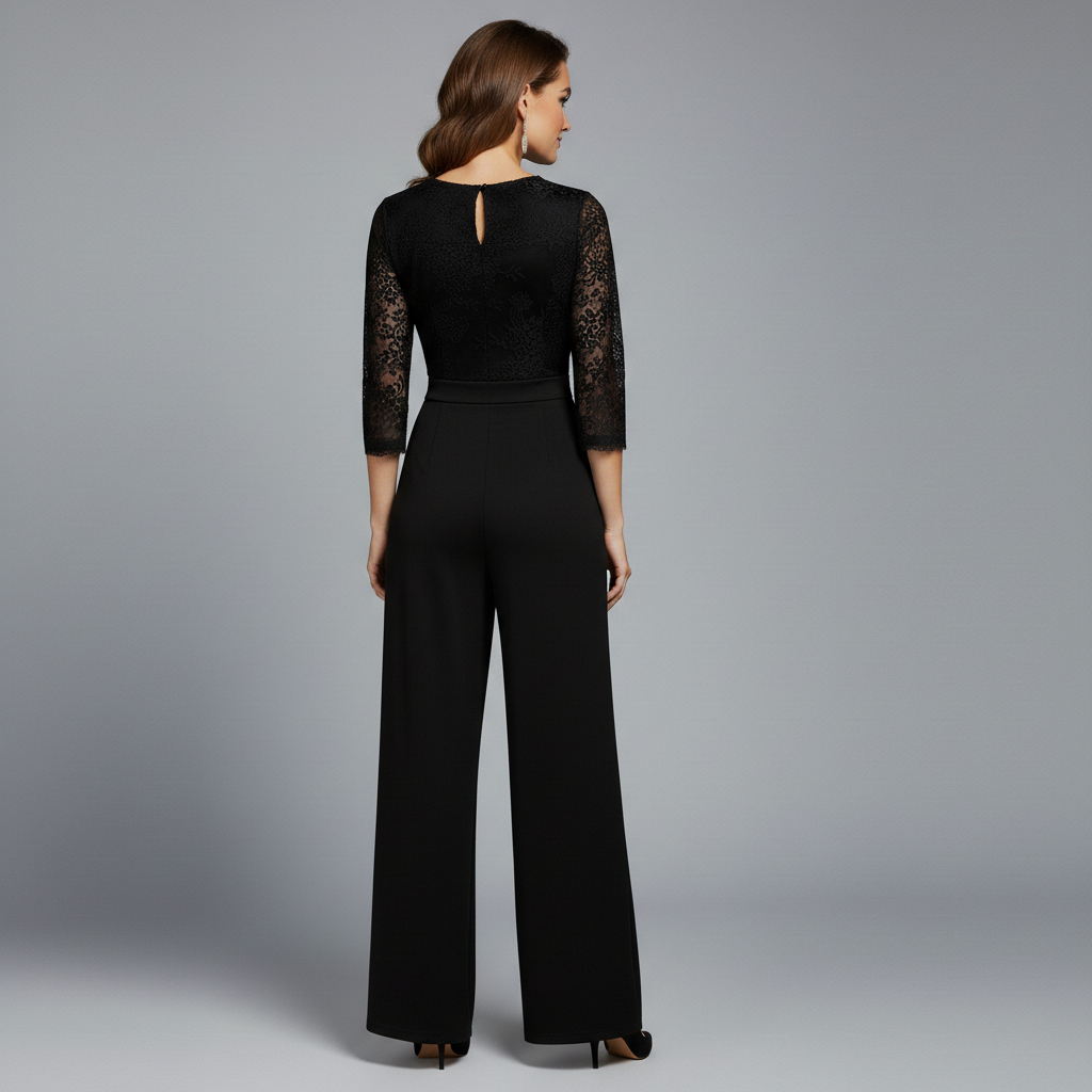 Diana Elegant Jumpsuit Jumpsuits — Céline de Montréal — view 8