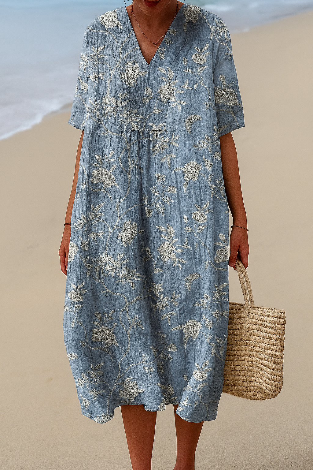 Blue Willow Dress Dresses — Céline de Montréal