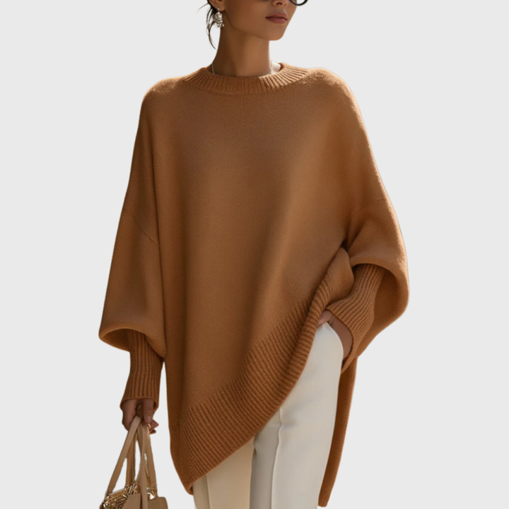 Livia I oversized poncho-sweater Sweaters Sweaters — Céline de Montréal — view 4