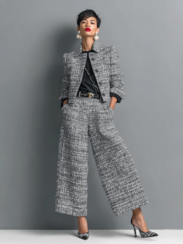 Akira Stylish Two-Piece Set Two-Piece Sets — Céline de Montréal